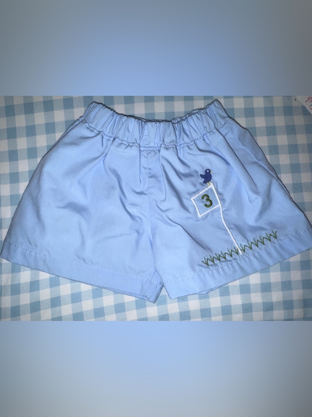Beaufort bonnet Light Blue golf Cotton Shorts 6-12 months
